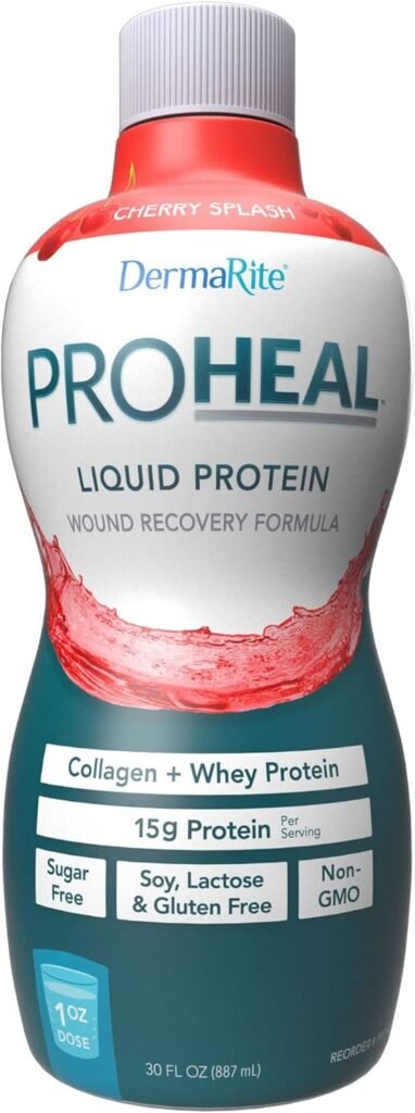 Dermarite Industries Proheal Sugar-Free Liquid Protein Supplement